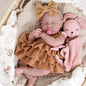 Aori Lifelike Reborn Baby Dolls - 20'' Realistic Sleeping Newborn Girl Doll with Feeding & Outfit Set - Weighted Body for Cuddling, Roleplay Gift for Girls and Kids 3+