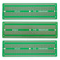 3pcs 6.8"x2.05" Breadboard Solderable Prototype PCB Board Kit for Electronics Projects Compatible for DIY Soldering Circuits Projects Prototype Board,Green