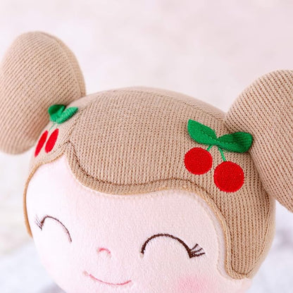 Gloveleya Baby Doll Girl Gifts Plush Toys Soft Dolls Baby Gifts Cherry Girl Red 14 Inches with Gift Box New…