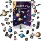 Magnetic Portable Playboard Solar System Planet Outer Space Play Create Scene Educational Teaching Playset(39 Pcs)