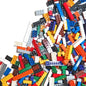 Play Platoon 6 Pound Bulk Building Bricks Set- 10 Classic Colors Bulk Building Blocks Play Set, Generic Brick Parts, for Boys and Girls, Classic