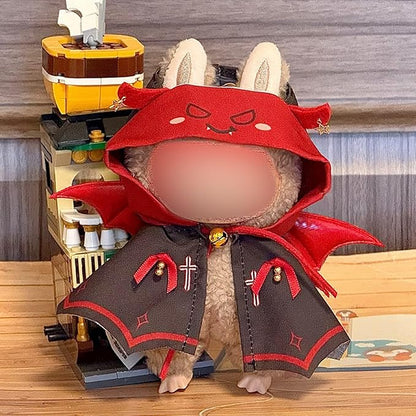 6 Sets Cute Clothes for 17cm Blind Box Doll (No Doll), Mini Fashion Outfit Dress Up Accessories