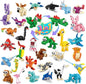 30 Pack Mini Animal Building Blocks Party Favors for Kids with 90 Models,Classroom Prizes,Birthday Gifts,Easter,Christmas,Valentine's Day Toys for Boys Girls Ages 6+