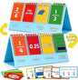 Torlam Fraction Manipulatives for Elementary School, Fraction Circles & Percentage & Decimal Flip Chart, Kids Math Games Math Manipulatives for 1st, 2nd, 3rd, 4th, 5th, 6th Grade Homeschool Supplies