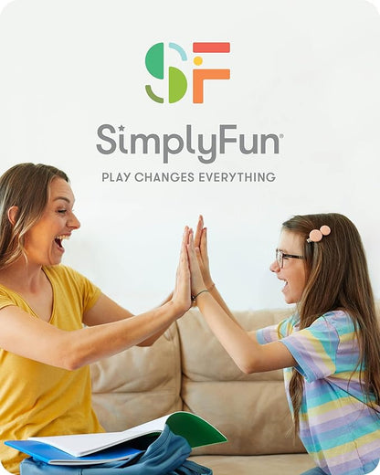 SimplyFun Space It! - Educational Kids’ Game - Math Game for Kids Focused on Skip Sequencing - 2-5 Players, Ages 8 & Up