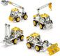 Erector Set for Boys Age 8-12,4 Mini Metal Model Set for Kids,Engineering Metal Building Kit,Learning Construction Truck Building Toys for Boys Age 8-12 DIY STEM Educational Gifts (330pcs)