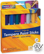 Creativity Street Glide-On Tempera Paint Sticks, 6 Assorted Metallic Colors, 5 Grams, 6 Count