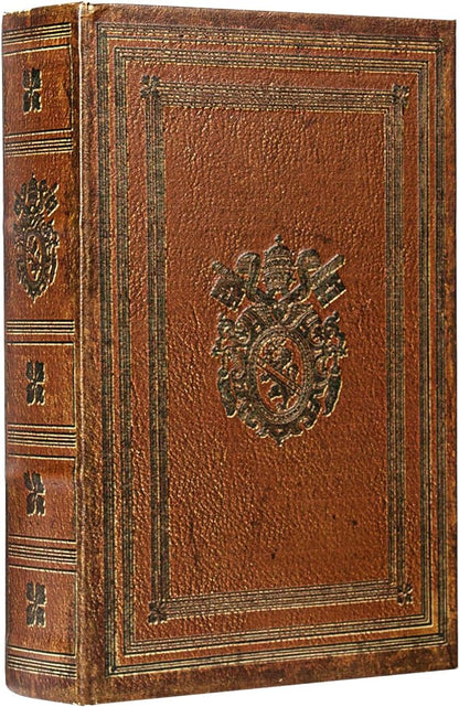 Decorative Book Box Fake Leather Embossed Cover Vintage Style Brown Storage Box - Large 1-06, Decoration for Coffee Table, Bookshelves, Jewelry, Postcard, Photo Storage, Graduation Gift