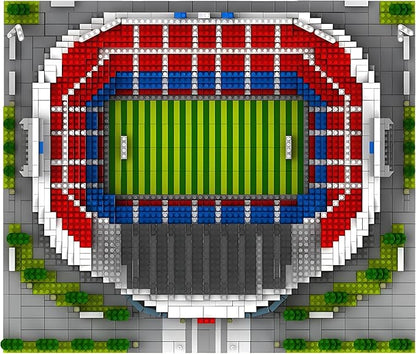 Soccer Stadium Building Blocks Sets Toys Football Architecture Model Kits Gifts for Adults Kids Boys 3500+Pieces