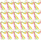 Junkin Ribbon Rings Hand Kite Waldorf Toys Dancing Wrist Ribbons Rainbow Streamers with Wood Ring Educational Toy for Playroom Dancing Birthday Party Gift(Fresh,24 Pcs)