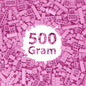 Bulk Pink Building Bricks, Classic Building Blocks Compatible with All Major Brands
