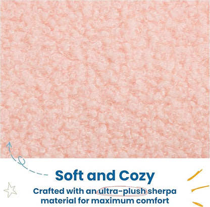ECR4Kids SoftZone Sit-Up Support Ring Baby Essentials, 24" L x 18" W x 6" H, Pink