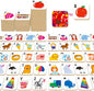 52 PCS Alphabet Memory Game, 26 Pairs Uppercase & Lowercase Letters Matching Game, Educational Early Learning Toy for Toddlers, Kindergarten, Kids 3+