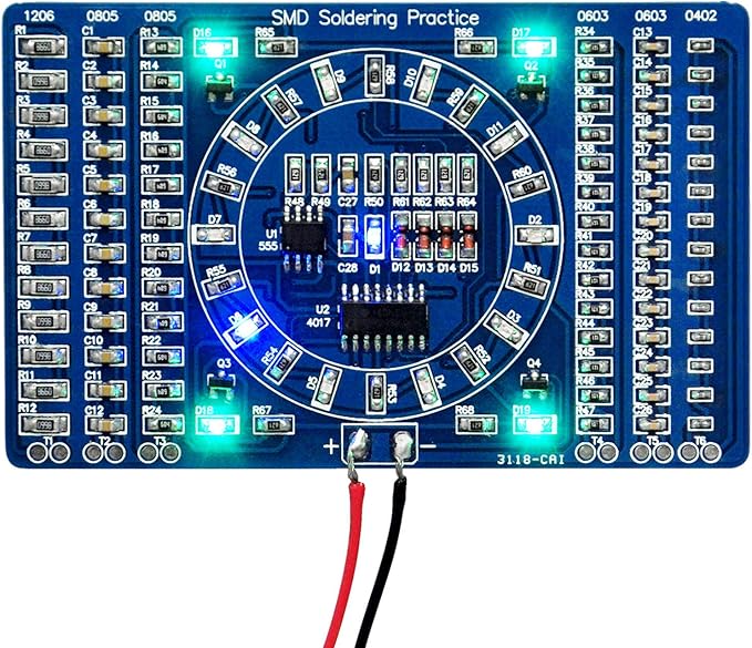 Gikfun DIY SMD SMT Welding Practice Soldering Skill Training Board Ek7028