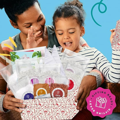 BAKETIVITY Monkey Banana Bread Kids Baking Kit | Banana Cake Kids Baking Set for Girls & Boys | Baking Set for Kids with Pre-Measured Ingredients | Perfect Family Gifts for Cooking Lovers Ages 6-12
