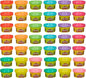 Play Doh Bulk Handout 42-Pack of 1-Ounce Modeling Compound Cans, Back to School Gifts, Prizes, & Party Favors, Kids Arts & Crafts, Preschool Toys, Ages 2+ (Amazon Exclusive)