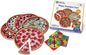 Learning Resources Pizza Fraction Fun Game, 13 Fraction Pizzas, 67 Piece Game, Ages 6+