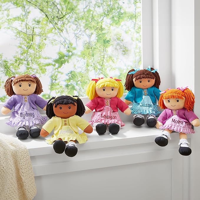 Let's Make Memories Personalized Rag Doll - Mini-Me Doll - Doll for Girls - Toy for Girls - Red Hair