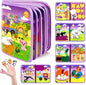 GOLIYEAN Montessori Busy Book for Toddlers 1-3, Busy Board Montessori Toys for 1 Year Old Girl Birthday Gift, Educational Learning Sensory Quiet Activity Books, Travel Toys for Airplane Car