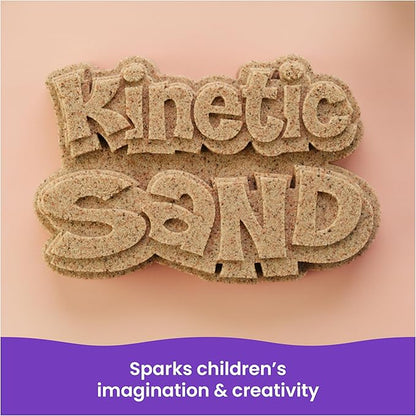 Kinetic Sand, 3.25lbs Beach Play Sand, Moldable Sensory Toys for Kids, Resealable Bag (Packaging May Vary), for Ages 3 and up