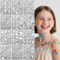 Yazhiji 167 PCS Temporary Tattoo Stencils for Kids, Face and Body Paint Stencils, Girl Boy Glitter Tattoos Pack for Kids Halloween School Show Birthdays Summer Christmas Party Favor Supplies