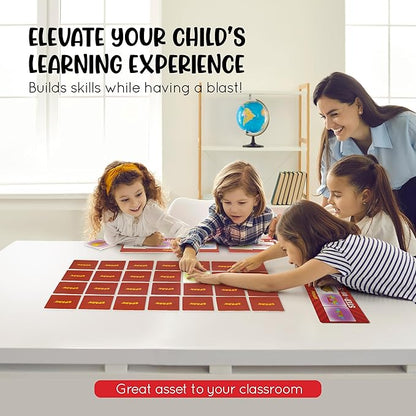 SPARK INNOVATIONS Sequence Board Game, Sequencing Card Game, Homeschool Supplies, Sequence Cards for Kids Picture Cards, Preschool Must Have, Educational Board Games