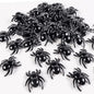 Crazy Night 50Pcs Realistic Spider Toys Halloween Vase Filler Prank Props Mini Acrylic Spider