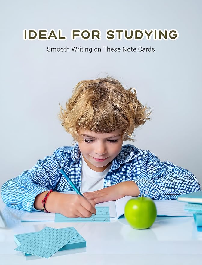 1200 Count Index Cards 3x5, Colored Index Cards, Note Cards 3x5 Flash Cards, 180GSM Heavy Notecards 3 x 5 Lined, 3 by 5 Pink Index Card Ruled Bulk Note Cards Flashcards for Studying Taking Notes