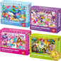 QUOKKA Princess Puzzles for Kids Ages 4-6 - Toddler Puzzles Ages 3-5 - 4-Pack 60 Piece Search and Find Jigsaw Puzzle 6-8 - Unicorn Mermaid Fairy Puzzle for Girls - Learning Educational Toy for 5 Year