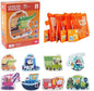 TOI Leveled Puzzles for Kids Aged 2 and Up, Toddler Puzzle Preschool Learning Jigsaw Puzzles, Large Pieces Educational Game for Boys Girls, Cognitive Story Step 1