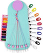 Choose Friendship, My Friendship Bracelet Maker®, an American Original | 20 Pre-Cut Threads - Makes Up to 8 Bracelets | Craft Kit, Kids, Bracelet Making Kit, Jewelry-Making Kit, Gifts for Girls 8-12