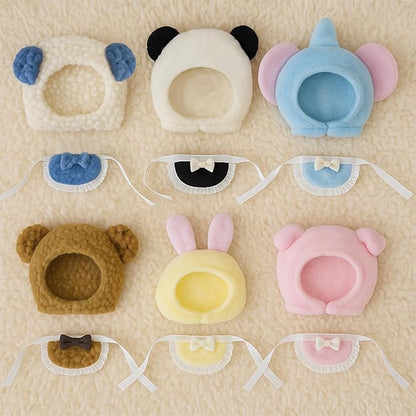 Cute Animal Fashion Set for 17cm Dolls, (Clothing Only, Doll Not Included) Clothing Accessories, Animal Camouflage Clothes, for Replacing Doll Clothes (Rabbit3)