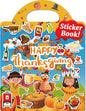 Benresive Reusable Sticker Book for Toddlers 2-4 Years, Fun Travel Stickers for Kids, Waterproof Sticker Books for Toddlers 1-3, Crafts Activities for Todddlers 1-3 2-4 3-5 - Thanksgiving