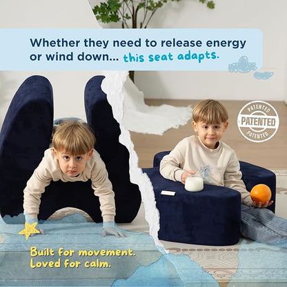 Sensory Soft Squeeze Seat – Calming Compression Chair for Kids with Sensory Needs, Washable Cover, Rocking Design