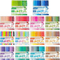 168 Colors Acrylic Gel Pens, 3D Acrylic Paint Pen with 1.0mm Bullet Tip, Gel Pens for Coloring Books, Black Paper, Glass, Fabric, Card Making, Art Crafts Supplies