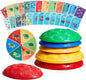 VEVOR Turtle Balance Stepping Stones, 6 PCS, Up to 220 lbs Kids Turtle Jumping Stones Steps Stones, Toddler Obstacle Course Coordination Game Toys Indoor or Outdoor Play for Children Aged 3 4 5 6 7 8+