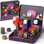 Halloween Magnetic Blocks, Magnetic Cubes Game with Iron Box 49 PCS Magnet Tiles Building Blocks Toddler Toy STEM Sensory Outdoor Creative Kids Games Toys for 3+ Year Old Boys & Girls