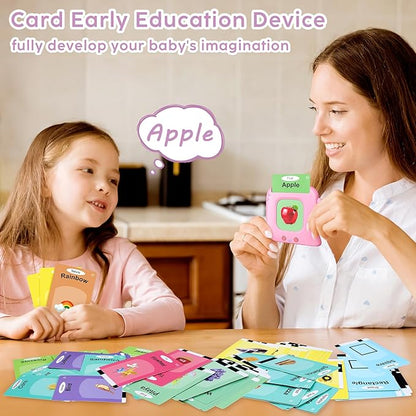 Talking Flash Cards,Kids Toddler Flash Cards with 240 Sight Words,Montessori Toys,Autism Sensory Toys,Speech Therapy Toys,Learning Educational Gifts for Age 1 2 3 4 5 Years Old Boys and Girls