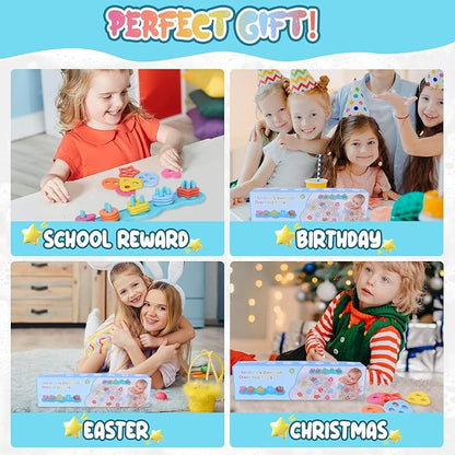 Baby Bath Toys, Mold Free Silcone Shape Sorting & Stacking Bath Toy Set with 20 Textured Floating Pieces, No Hole Design, Silicone Color & Shape Sorter for Toddler Early Learning Bathtub Fun