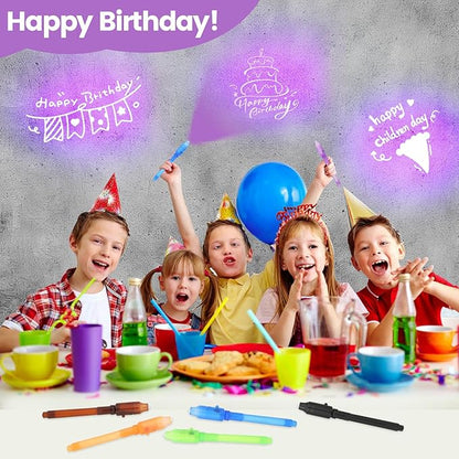 8PCS/36PCS Spy Pens Invisible Ink Pen with UV Light Magic Marker for Secret Message,Party Favors for 3+ Years Old Boys Girls,Birthday Christmas Halloween Party Goodies Gift Toy