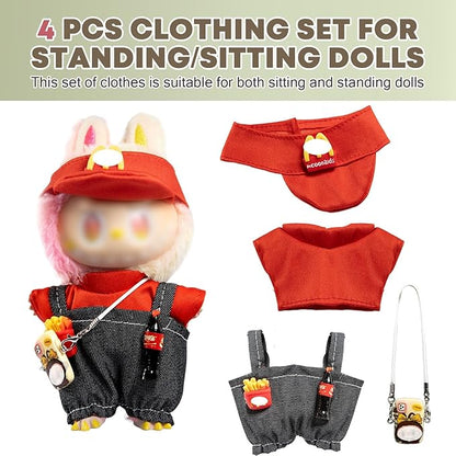 Doll Clothes for Labubu Clothes/for Labubu Outfits,Clothes for Lububu Doll,for Lububu Clothing,for LABUBU Accessories, Boys and Girls Stylish Adorable Labubu Halloween Dolls Clothes