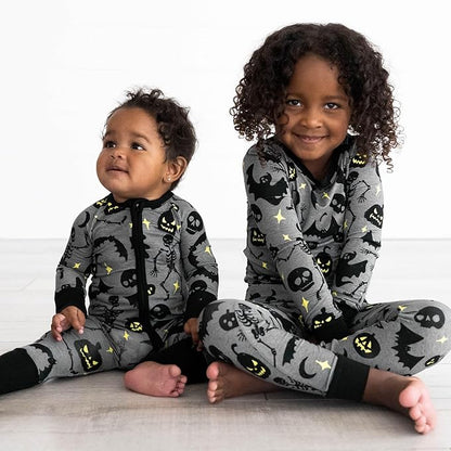 Little Sleepies Pajamas for Baby Boys & Girls, Viscose from Bamboo Baby Pajamas, Preemie & Newborn Sleepers, 2-Way Zipper PJs