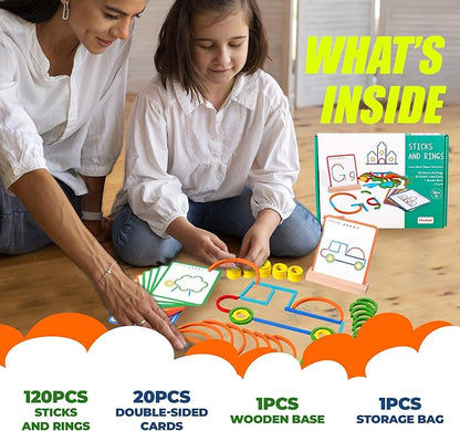 Stem Kids Toys for Creative Learning Building Educational Resources Toys for Preschool and Kindergarten Boys and Girls
