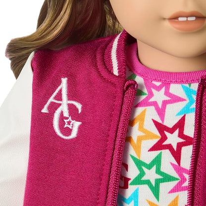 American Girl, Truly Me 18-inch Doll #118 with Brown Eyes, Wavy Dark-Brown Hair with Highlights, Tan Skin, for Ages 6+