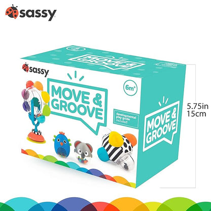 Sassy Move & Groove Baby Box - 6+ Months