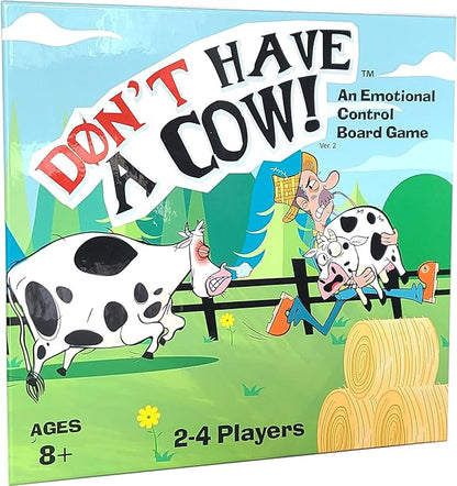 Don't Have a Cow A CBT Therapy Game for Kids from The Creator of Don't Go Bananas - Counseling Games - Version 2