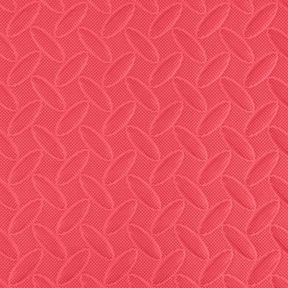 IncStores 1/2 Inch Thick Diamond Soft Foam Flooring Tiles | High-Density Interlocking Foam Tiles for Rugged Style in Your Home Gym, Playroom, and More | Red, 49 Tiles