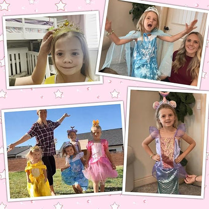Princess Dress Up for Girls 4-6, Dress Up Clothes for Little Girls 3t-4t
