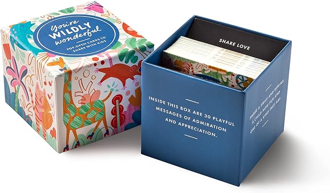 Compendium ThoughtFulls for Kids – You're Wildly Wonderful – 30 Pop-Open Cards to Share with Kids, Each with a Different Inspiring Message Inside