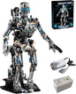 Mechanical Skeleton Robot Building Block Toy 692+Pieces Twistable Body and Poseable Design can be Driven by Hand or Motor Creative STEM Toy for Kids and Adults